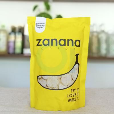 Banana Chips, Creamy Milk, 80gr - Zanana