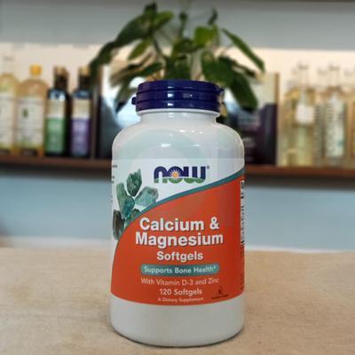 Magnesium Calcium, 120 Softgels - VitaminNow