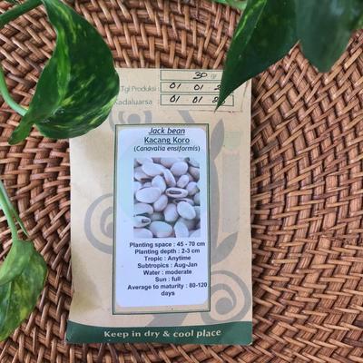 Jack Bean Organic Seeds, 30gr - IDEP