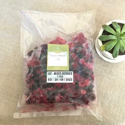 Frozen Fruit, IQF, Mixberries, 1Kg