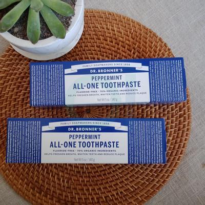 Toothpaste, Peppermint, 140gr - Dr. Bronners