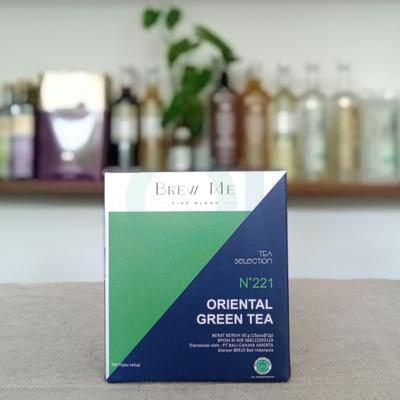 Oriental Green Tea, Tea Bag Box - BrewMeTea