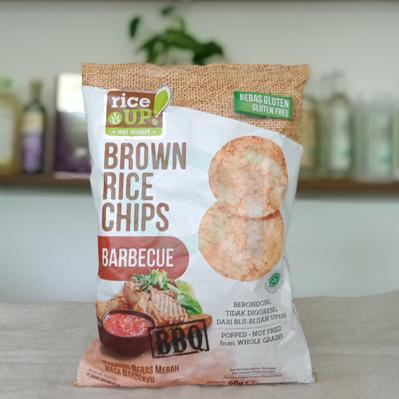 Brown Rice Chips BBQ , 60gr- Rice Up