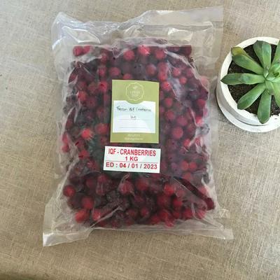 Frozen Fruit, IQF, Cranberries, 1Kg