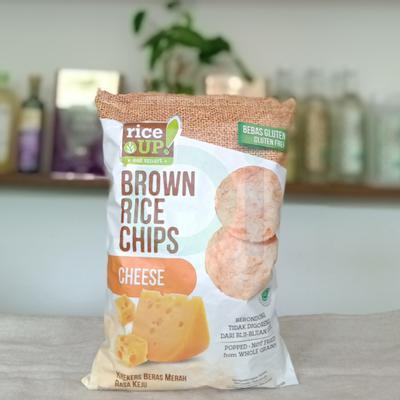 Brown Rice Chips Cheese, 60gr - Rice Up
