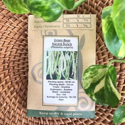 Green Bean Organic Seeds, 30gr - IDEP