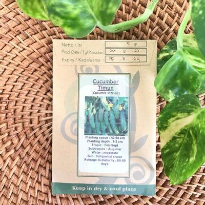 Cucumber Organic Seeds, 5gr - IDEP