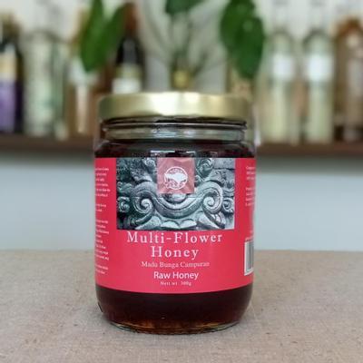 Raw Honey, Multi Flower, 300gr - Adevy