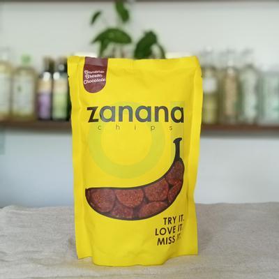 Banana Chips, Chocolate, 80gr - Zanana
